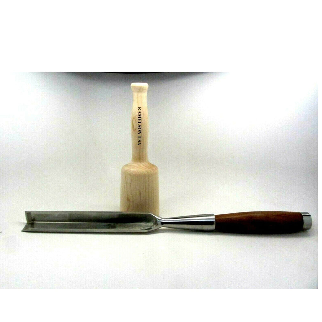 90 Degree Timber Corner Chisel and Mallet