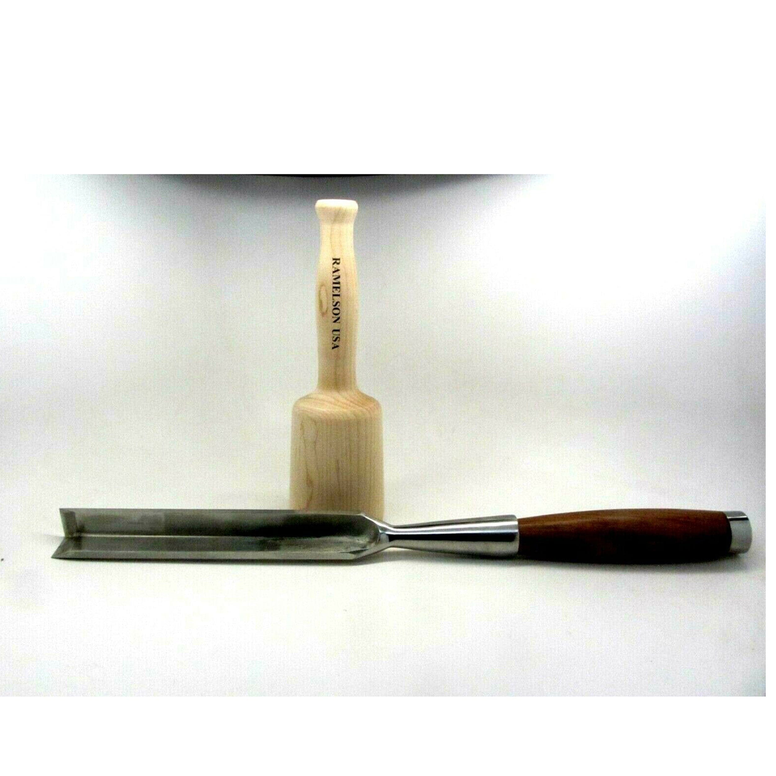 90 Degree Timber Corner Chisel and Mallet